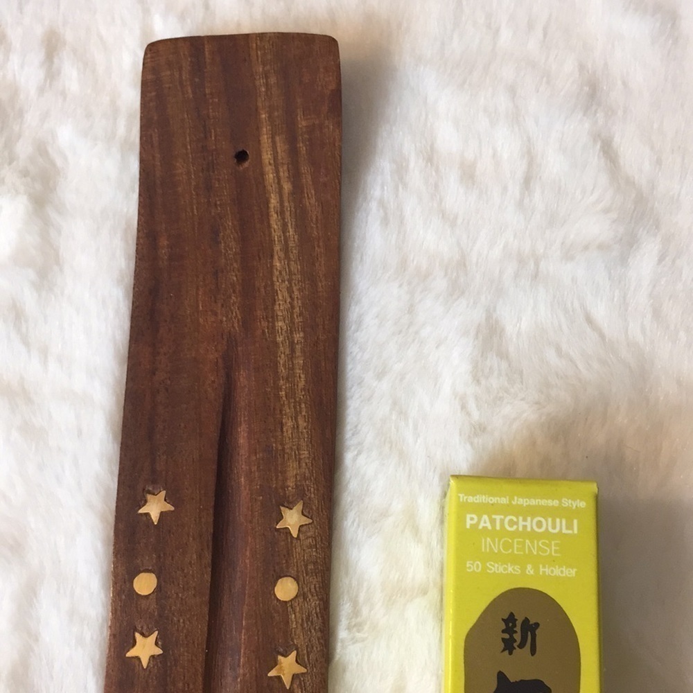 moon stars incense burner and 50 sticks. - Picture 4 of 5